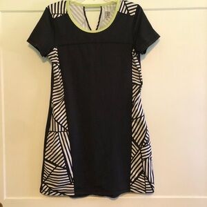 Title Nine Black and White Patterned Dress, sz M